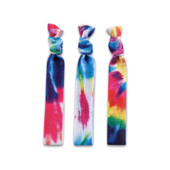 Tie-Dye Ponytail Holders - 3 Pack