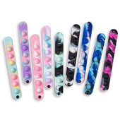 tie dye pop it bracelets