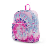 Top Trenz Pink and Purple Tie-Dye Backpack Mini Canvas Razzy