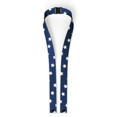 Navy White Star Mask Lanyard w/Safety Breakaway Clip