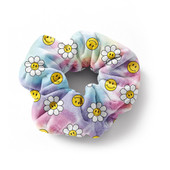 Daisy Smiley Scrunchie