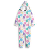 Fuzzy One Piece Pajamas Loungewear For Kids And Tweens