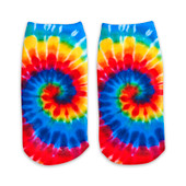 Tie Dye Ankle Socks- Stay classic with these fun ankle socks