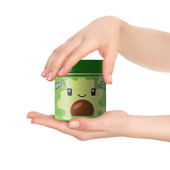 Lil' Slimester Albert the Avocado 8 ounce jar of slime with fun new mix-ins