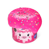 Lil' Slimester Trudy - Jelly Sparkle Slime with Star Fimo mix-ins
