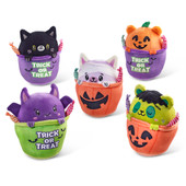 Top Trenz halloween beadie plush desk fidget toy collection with five different character designs