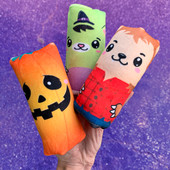 3 different Halloween characters for plush two flippin cute water wigglers