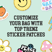 Customize Your Bag with Top Trenz Sticker Patches