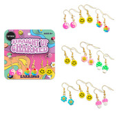Top Trenz Straight Up Charmed Dangle Earrings Collection With Packaging