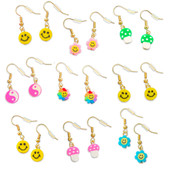 Top Trenz Straight Up Charmed Dangle Earrings Collection