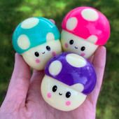Mushroom-Shaped Bubble Fidget Foam Toy