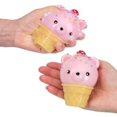 Taba Yabba Crew - Pink Bear Ice Cream Cone in hand Taba Yabba Crew - Pink Bear Ice Cream Cone in hand