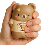 Kumapan Mystery Loafie Bears in hand