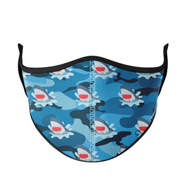 Camo Shark Face Mask Camo Shark Face Mask