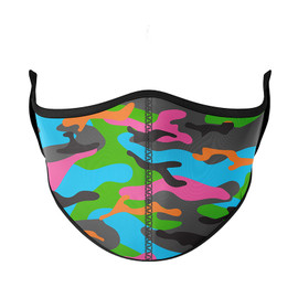 Neon Camo Face Mask Neon Camo Face Mask