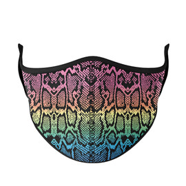 Multi Rainbow Snake Face Mask Multi Rainbow Snake Face Mask