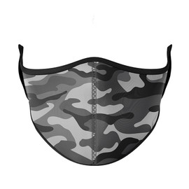 Top Trenz Grey/Black Camo Face Mask Top Trenz Grey/Black Camo Face Mask