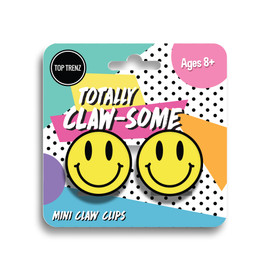 Mini Smiley Claw Clips Mini Smiley Claw Clips
