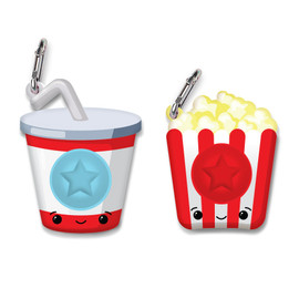 OMG Mega Pop Best Friend Pop it Keychains - Soda & Popcorn OMG Mega Pop Best Friend Pop it Keychains - Soda & Popcorn