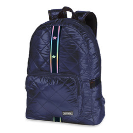 Think Royln Unisex Adjustable Strap Camouflage Nylon Puffer Backpack Gray