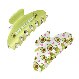 Large Two Sided Fun Printed Claw Hair Accessory Clip