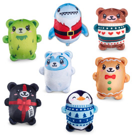 Top trenz dna plush bubble stuffed holiday fidget toy collection with seven different designs Top trenz dna plush bubble stuffed holiday fidget toy collection with seven different designs