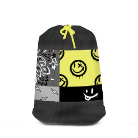 top trenz mesh material laundry bag with yellow and black printed liner bag top trenz mesh material laundry bag with yellow and black printed liner bag