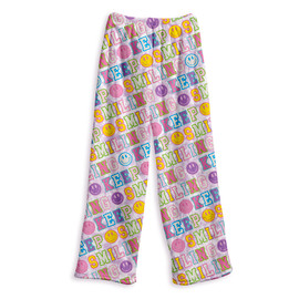 Up Past 8 Girls' Pajama Pants Fuzzy Plush Sleepwear Fun Pants
