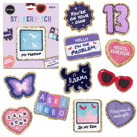 Top Trenz Chenille Midnight Vibes Sticker Patches Top Trenz Chenille Midnight Vibes Sticker Patches