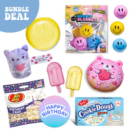 Birthday Bundle for Kids, Tweens & Teens – Viral Squishy Toys, Plush & Candy Gift Set