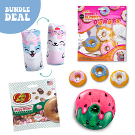 Sprinkle Sensory Pack – Donut Squishies + Ice-Cream Water Wiggler + Jelly Belly®