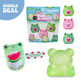 Frog Squishy Trio Bundle –  3 Ways to Squish