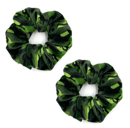 Camouflage Velvet Scrunchie Camouflage Velvet Scrunchie