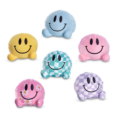 Happy Face Character Waterball Plush Fidget Squishy Toy