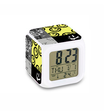 Trendy Happy Face Kids And Tweens Digital Clock