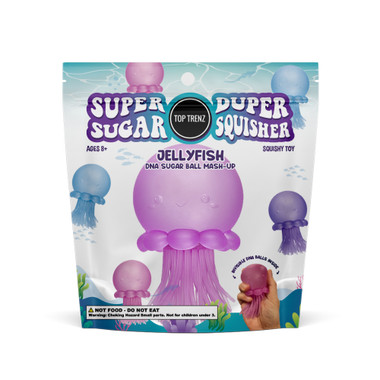 Super Duper Sugar Squisher – Jellyfish Squishy Fidget Toy