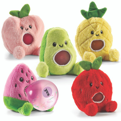 Magic Fortune Friends Fruit Plush Squishy Water Toy