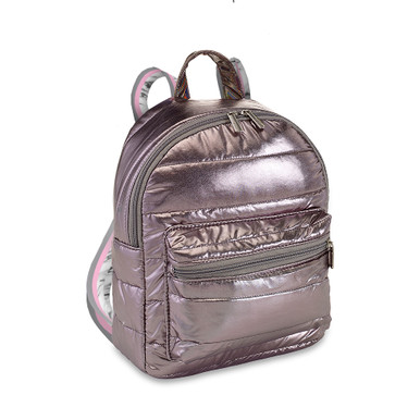 バックパック・リュック RONRON RUFFLE POINTED MINI BACKPACK SILVER RR24BBP3592SV RUFFLE POINTED MINI BACKPACK SILVER - RONRON 론론