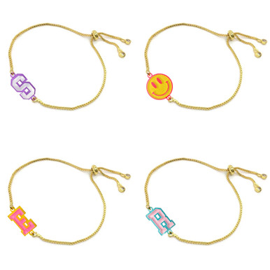 Acrylic Charm Accessory Bracelet For Kids And Tweens