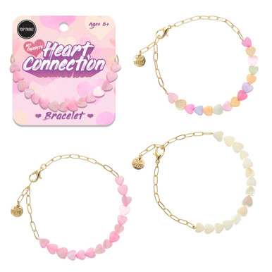 Cute and Trendy Paperclip Heart Bracelets