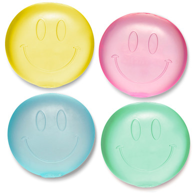 Happy Face Squishy Stress Ball Fidget Toy Sugar Squisher