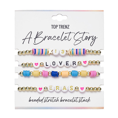 Lover Bracelet Story Set – Pastel 4-Piece Collection