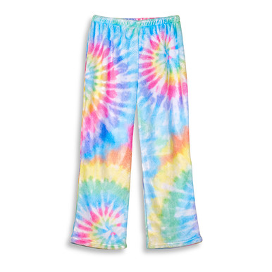 Iridescent Dharma Dye Rainbow Tie Dye Gradient Pajama Pants for