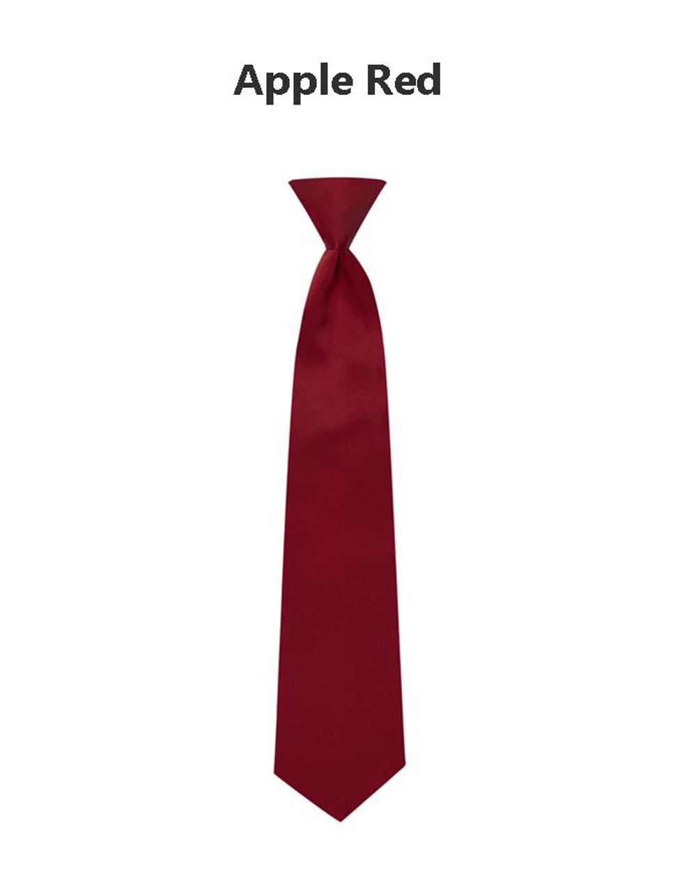 Extra Long Tie in Solid Red