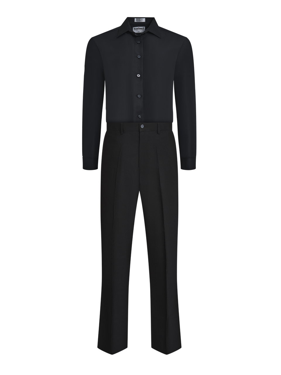 ladies dress pant shirt The Riley- Ladies Package with Black Dress Pants and a Black Dress Shirt