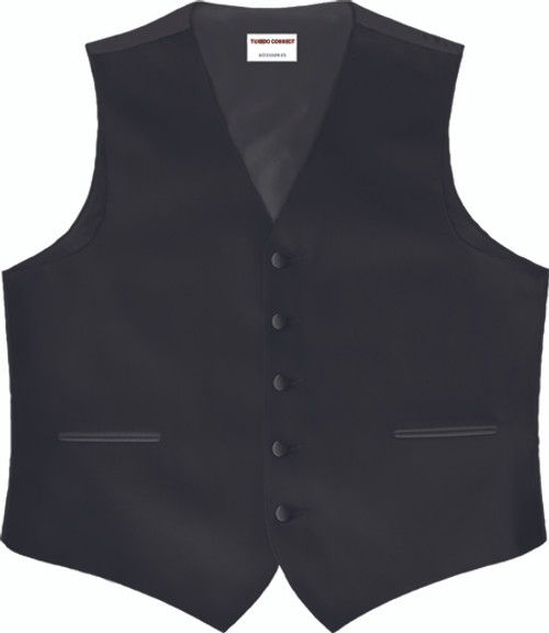 Satin Fullback Vest with Pockets - The Edge