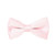 Light Pink Satin Bow Tie