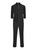 The Everett is a men's ensemble package which includes our men's tuxedo pants, Black Dress Shirt, poplin vest and a black long tie.