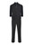 Ian Ensemble Package with Black Dress Shirt,#350 Vest and Black Long Tie