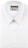 Men's White Oxford Dress Shirt With Pocket Fold View